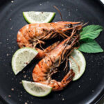 Gambas à l'ail et au citron